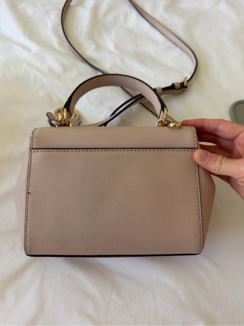 Michael Kors Ava Extra-Small Saffiano Leather Crossbody Bag - Picture 5 of 8